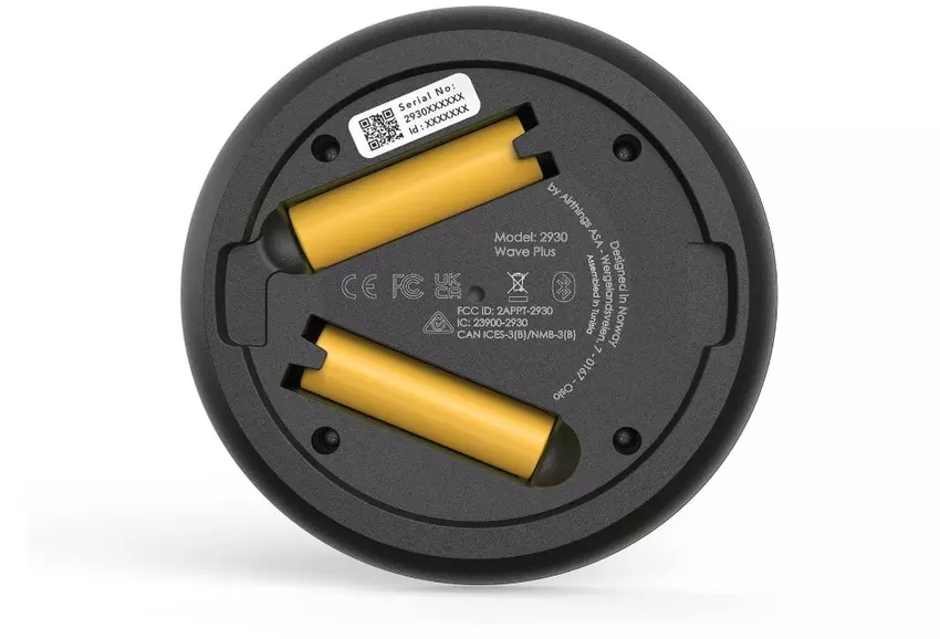 Airthings 2911 Wave Plus Luftgütemessgerät Wohnung