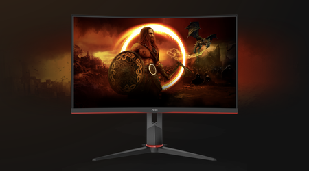 AOC AGON CG27G2S/BK: Gaming-Monitor mit gebogenem Bildschirm und 165Hz Bildwiederholrate