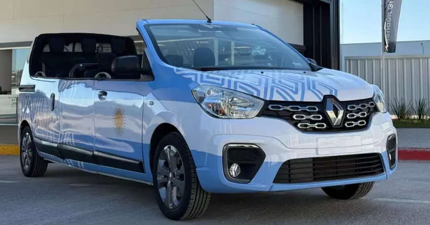 Renault hat einen Lieferwagen in eine seltsame Cabrio-Limousine für Werksführungen verwandelt