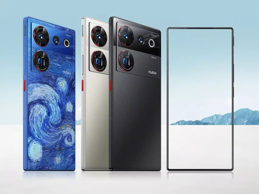 ZTE hat verraten, wie das Nubia Z50 Ultra aussehen wird: ein Flaggschiff-Smartphone mit einer riesigen Kamera und einem Display ohne Löcher und Aussparungen