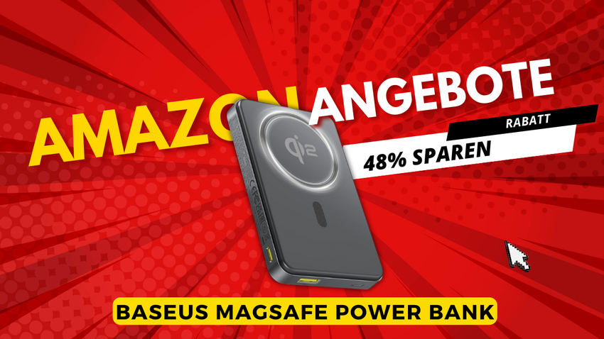 Baseus Magsafe Power Bank mit 10.000mAh – Heute 28,65€ sparen!