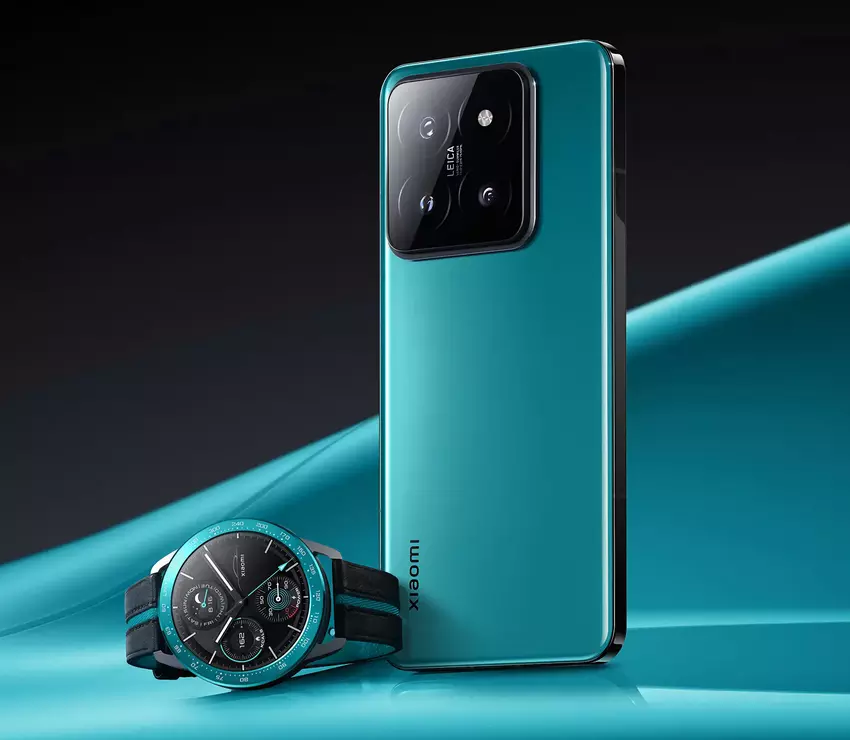 Die Flaggschiffe Xiaomi 14, Xiaomi 14 Pro und die Smartwatch Xiaomi Watch S3 haben spezielle Versionen mit Farben wie das Elektroauto Xiaomi SU7 erhalten