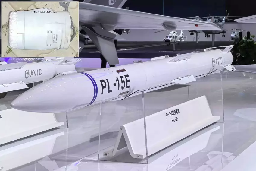 Chinas PL-15E Luft-Luft-Rakete