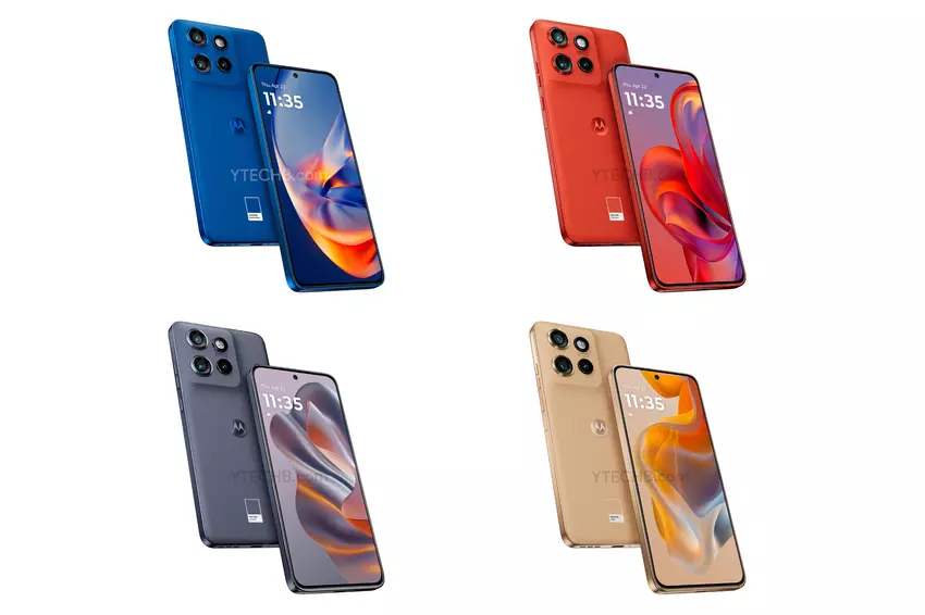 Flaches Display, Dreifachkamera und vier Farben: Das Motorola Edge 50 Neo zeigt sich auf neuen Pressebildern