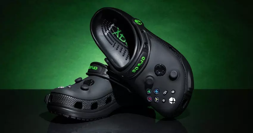 Zusammenarbeit von Xbox und Crocs gebar die Xbox Classic Clogs Schuhe
