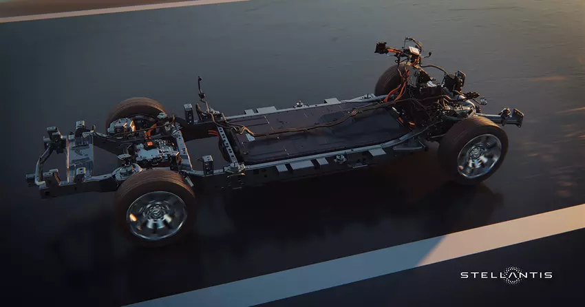 Stellantis hat die STLA Frame-Plattform für Elektro-, Hybrid- und Wasserstoff-Pickups und SUVs vorgestellt