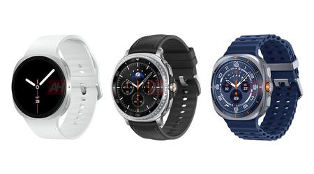 Ein Insider hat detaillierte Renderings der Galaxy Watch 8, Galaxy Watch 8 Classic und einer neuen Version der Galaxy Watch Ultra (2025) enthüllt