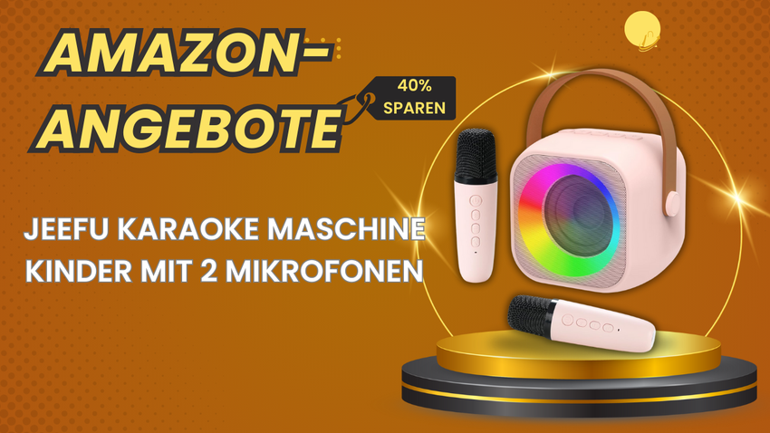 Jeefu Karaoke Maschine für Kinder – Jetzt 12€ günstiger!