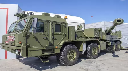 Das neueste russische Panzerartilleriesystem 2S43 Malva wurde zum ersten Mal auf dem Schlachtfeld gesichtet
