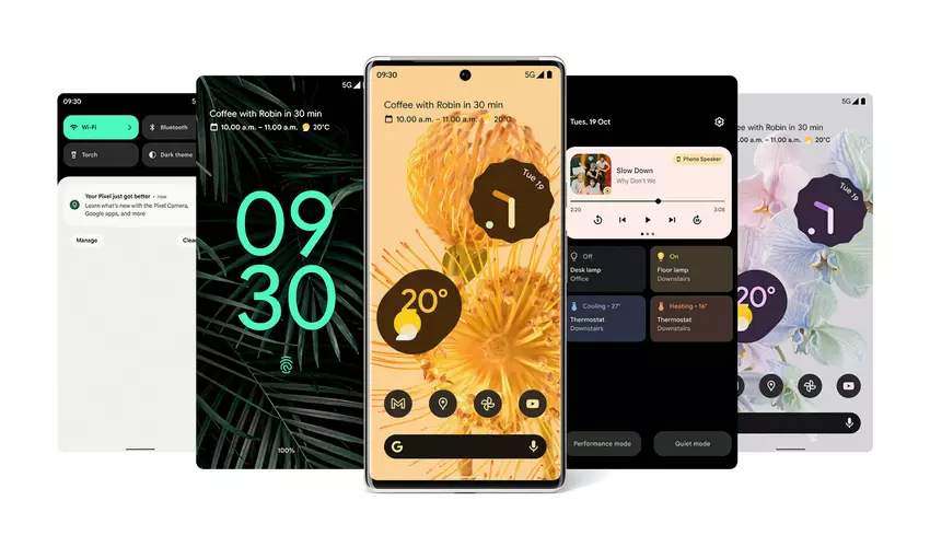 Google Pixel 6 und Google Pixel 6 Pro erhalten vier große Android OS-Updates