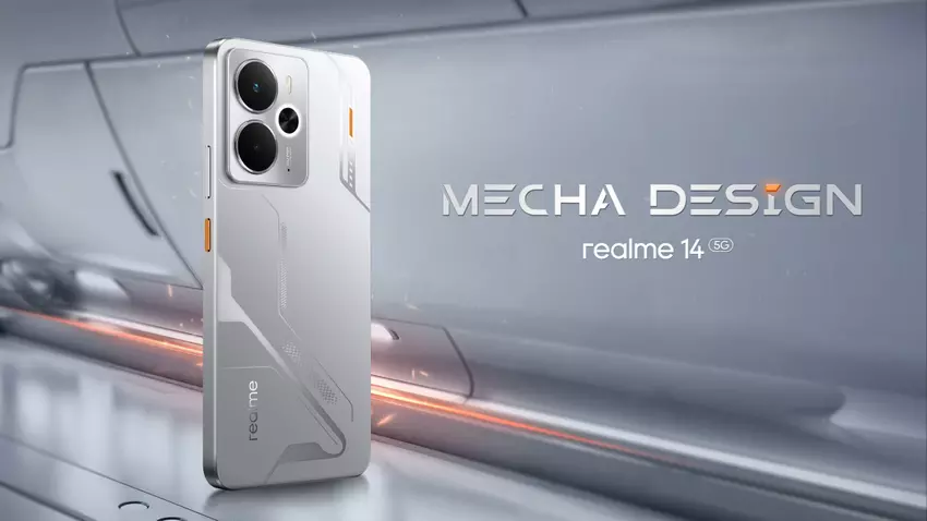 Realme hat Details zum neuen Realme 14 5G Smartphone mit Mecha-Design enthüllt