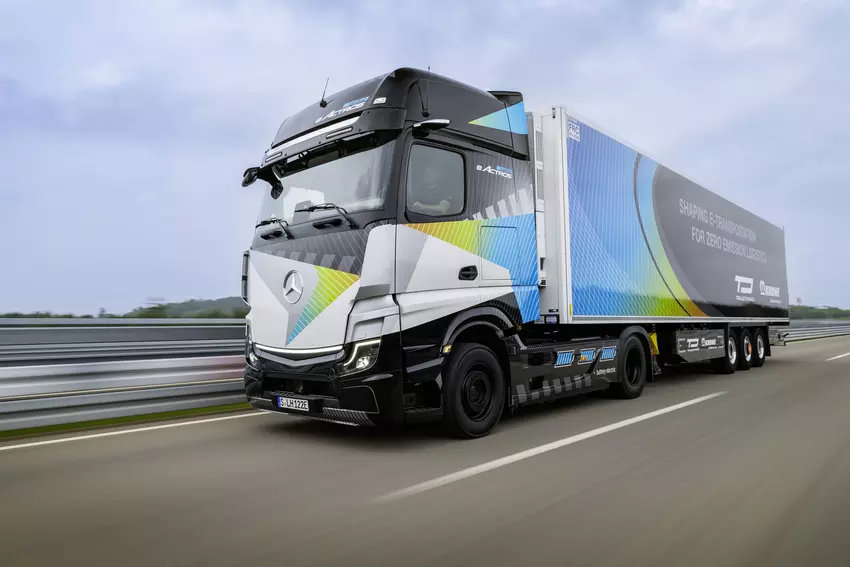 Mercedes stellt Elektro-Lkw mit 800 km Reichweite, 815-PS-Motor und 1,2 Millionen km Reichweite vor