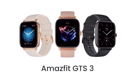 Zeitlich begrenztes Angebot: Amazfit GTS 3 bei Amazon mit $30 Rabatt