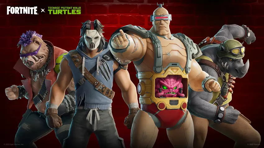 Berühmte Ninja Turtles-Bösewichte wie Rocksteady und Bebop sind dank einer weiteren Fortnite-Kollaboration wieder unter uns