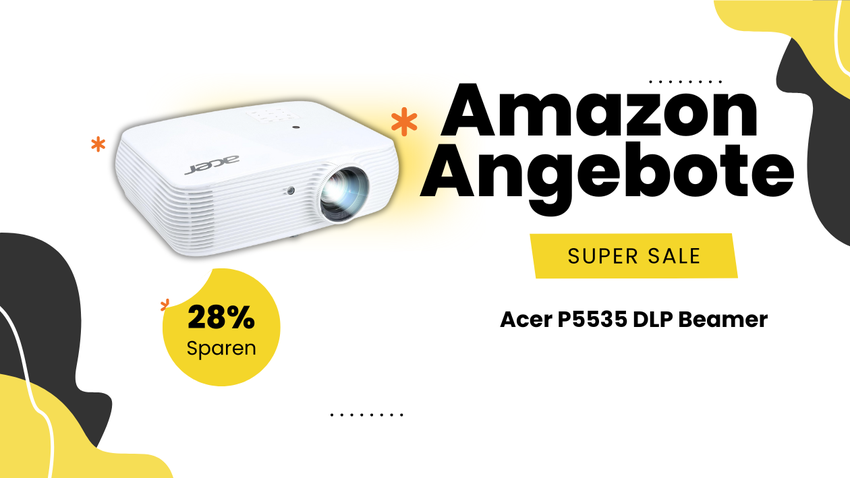 Acer P5535 DLP Beamer – Jetzt über 270€ sparen!