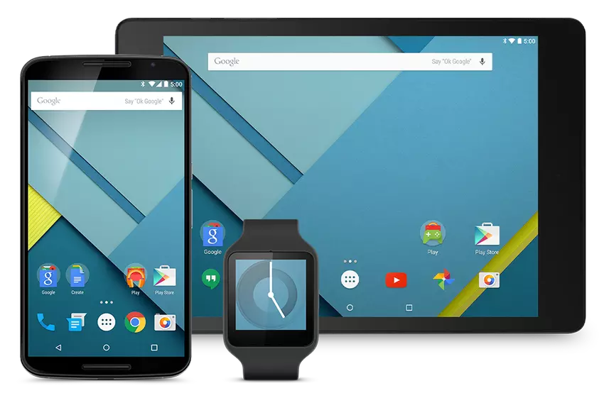Google stellt die Aktualisierung von Android Lollipop 2014 ein