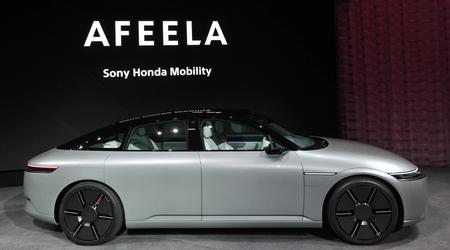 Sony zeigte einen Prototyp des Afeela-Autos, das im Jahr 2026 auf den Markt kommen soll
