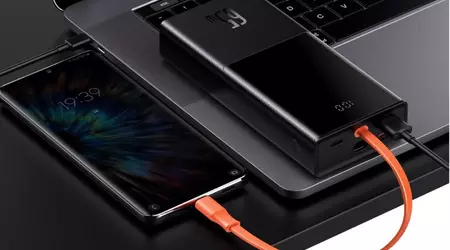 Baseus Elf Digital Display: 20.000-mAh-Akku für iPhone, MacBook und iPad mit integriertem USB-C-Kabel, 65-Watt-Ladegerät und Display für 55 US-Dollar