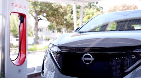 Nissan Ariya-Fahrer in den USA können ab dem 10. Dezember am Tesla Supercharger-Netz laden