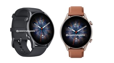 So wird die Amazfit GTR 3 Pro, die neue 6-Kanal-Smartwatch von Huami mit optischem Biotracking, aussehen