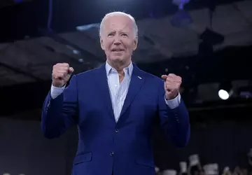 Joe Biden stellt im Kongress einen ...