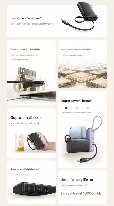 Power Bank Super Charge von Baseus