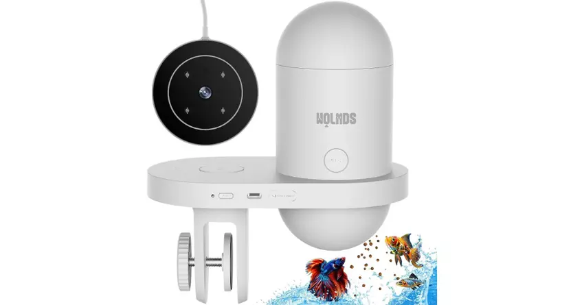 Wolmds Automatische Fischfütterung mit 2.5K Kamera