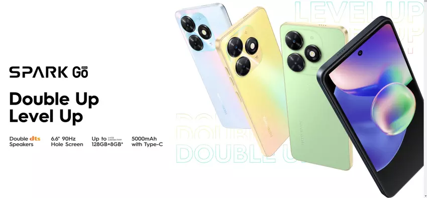 Tecno Spark Go (2024) ist ein Budget-Smartphone mit Android 13, 90Hz-Display und 5000 mA*h Akku zu einem Preis ab $80