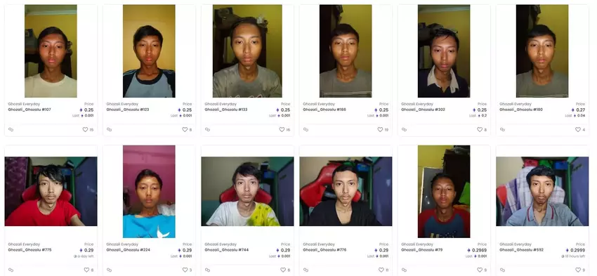 Der 22-jährige Student verkaufte über 500 NFT-Selfies und wurde Millionär