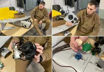 Was ist in Orlan-10? Eine Canon ...