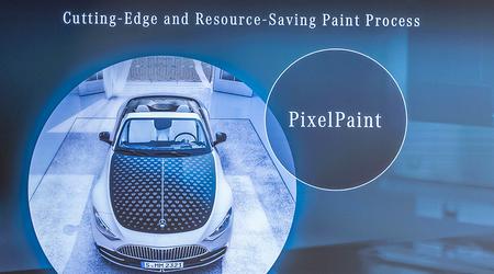 Mercedes -Benz führt PixelPaint ein - ein Analogon zum Tintenstrahldruck für individuelle Aufträge