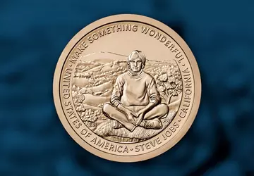 Bild des Apple-Gründers Steve Jobs wird ...