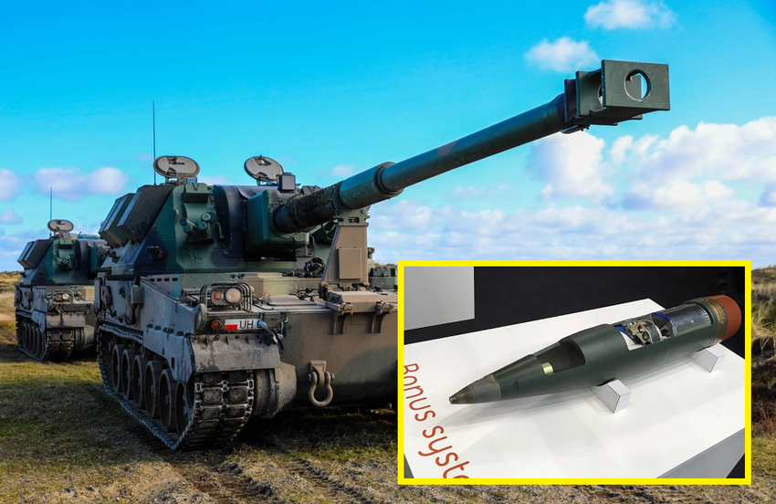 Haubitze AHS Krab vernichtet russischen Panzermörser 2S4 Tyulpan mit 155 BONUS / SMArt 155 Hochpräzisionsmunition