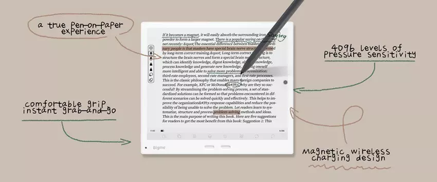 Tablet Bigme B10 mit Farb-E-Ink-Kaleido-3-Bildschirm