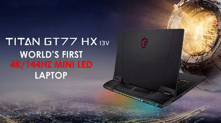 MSI Titan GT77 - Gaming-Laptop mit Core i9-13980HX, GeForce RTX 4090 und 144Hz 4K UHD Mini LED Display für $5299