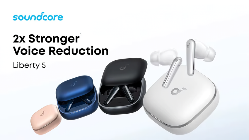 Anker stellt den neuen Soundcore Liberty 5 Kopfhörer mit verbesserter Geräuschunterdrückung und langer Akkulaufzeit vor