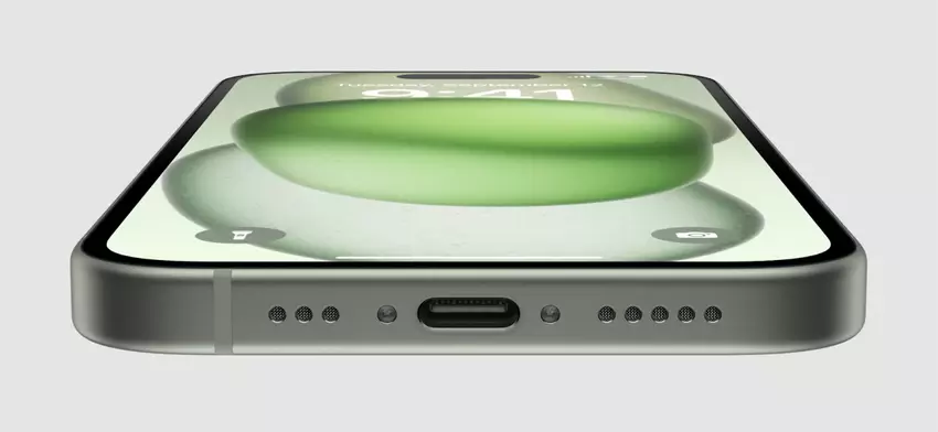 Die iPhone 15-Smartphones haben einen Standard-USB-C-Anschluss ohne Einschränkungen für Zubehör von Drittanbietern