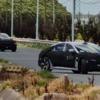 Rückansicht der Xiaomi SU7 L verlängerten Limousine