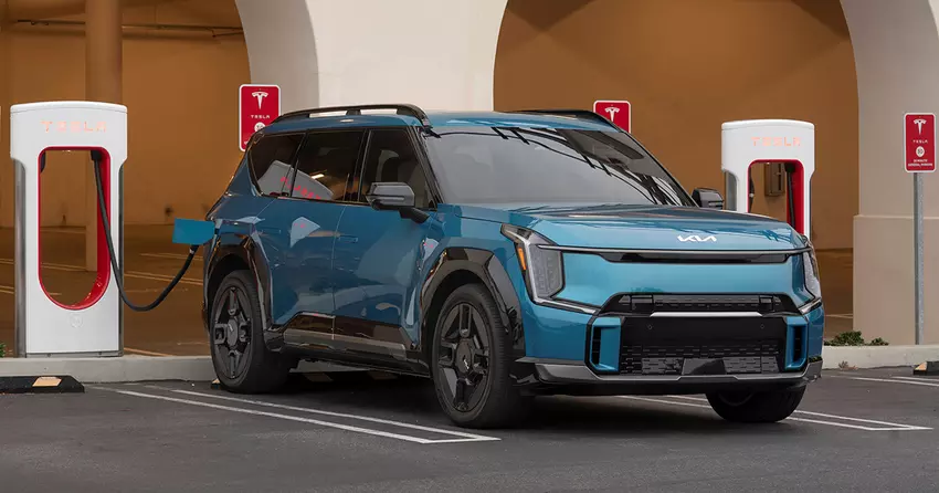Kia EV-Elektroautos haben in den USA Zugang zum Tesla-Supercharger-Netzwerk