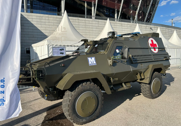 Polnisches Unternehmen präsentiert medizinisches Panzerfahrzeug Oncilla-E