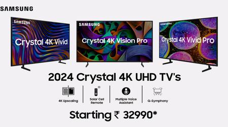 Samsung bringt Crystal 4K TV-Serie in Indien für 2024 auf den Markt