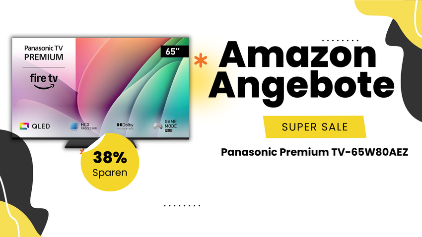 Panasonic Premium TV 65W80AEZ - Beeindruckende 354€ Ersparnis beim 65-Zoll Heimkino-Erlebnis!