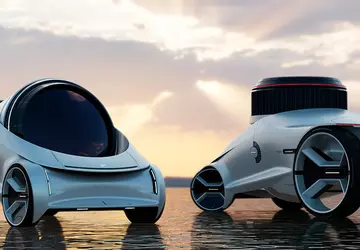 Designer zeigte ein Konzeptauto zur Erforschung ...