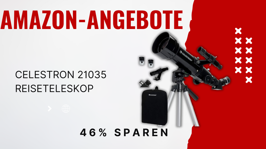 Celestron Travel Scope 70 Teleskop Set – Unglaubliche 52€ sparen!