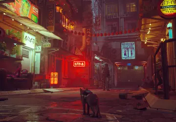 Die rote Katze flieht aus der ...