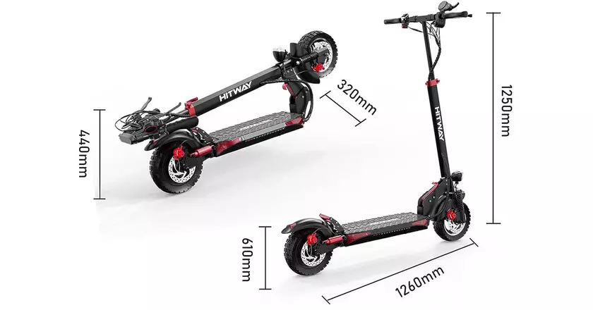 HITWAY H5 bester e-roller für erwachsene