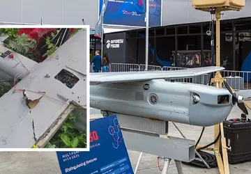 Die ukrainischen Verteidigungskräfte schossen eine seltene ...