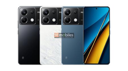 POCO X6 5G in einem Vorankündigungsvideo: zwei Farben, Dreifachkamera, 67W-Ladung und mitgelieferte Tasche