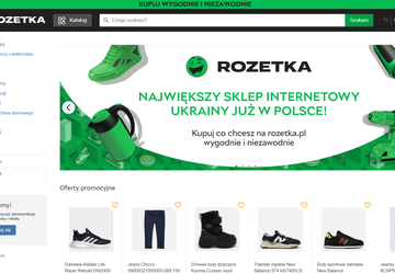 Rozetka hat einen Online-Shop in Polen ...