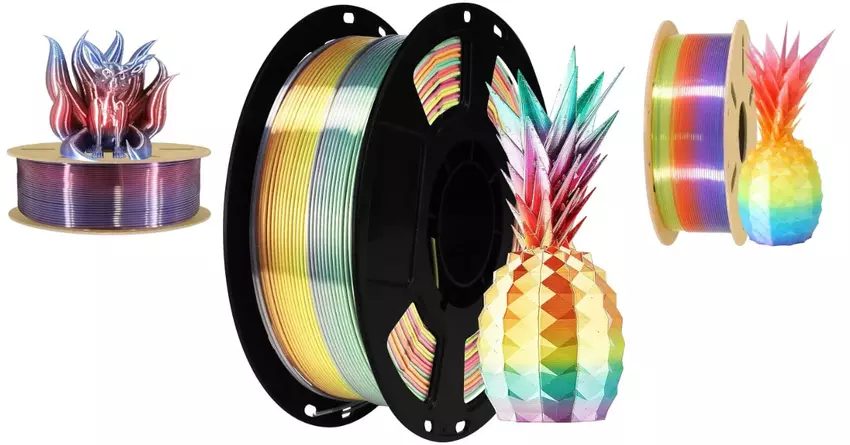BBLIFE Silk Shiny Multi Color 3d das beste pla filament